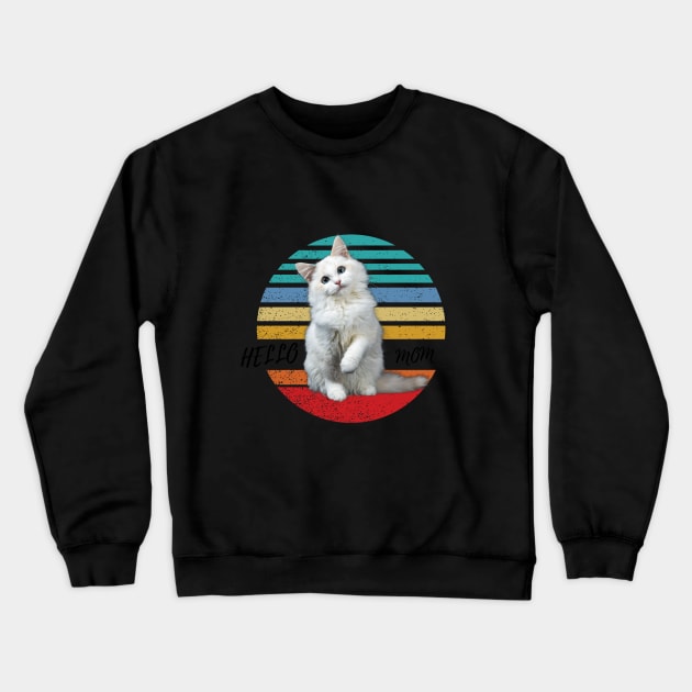 C'est bien je vais bien tout va bien chat noir T-shirt essentiel Crewneck Sweatshirt by HAMZA HMH